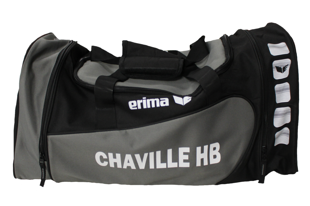 Sac de sport Erima Club 5 - Granit/Noir - CHAVILLE HANDBALL